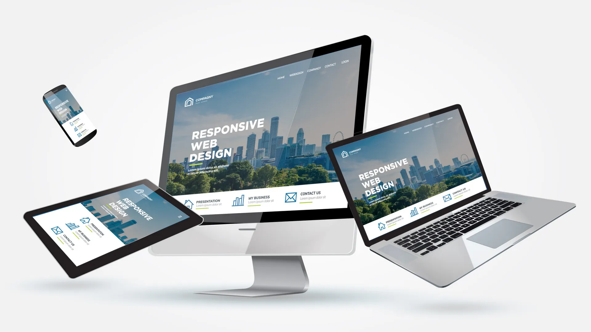 Responsive web design and development for success in online presence